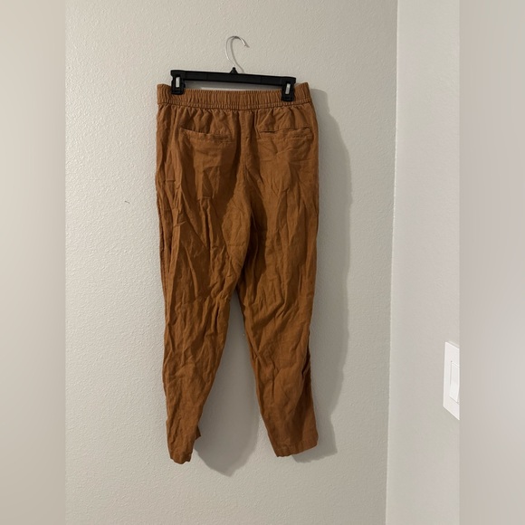 Old Navy Straight Taper Linen Pants Size M - Picture 2 of 3